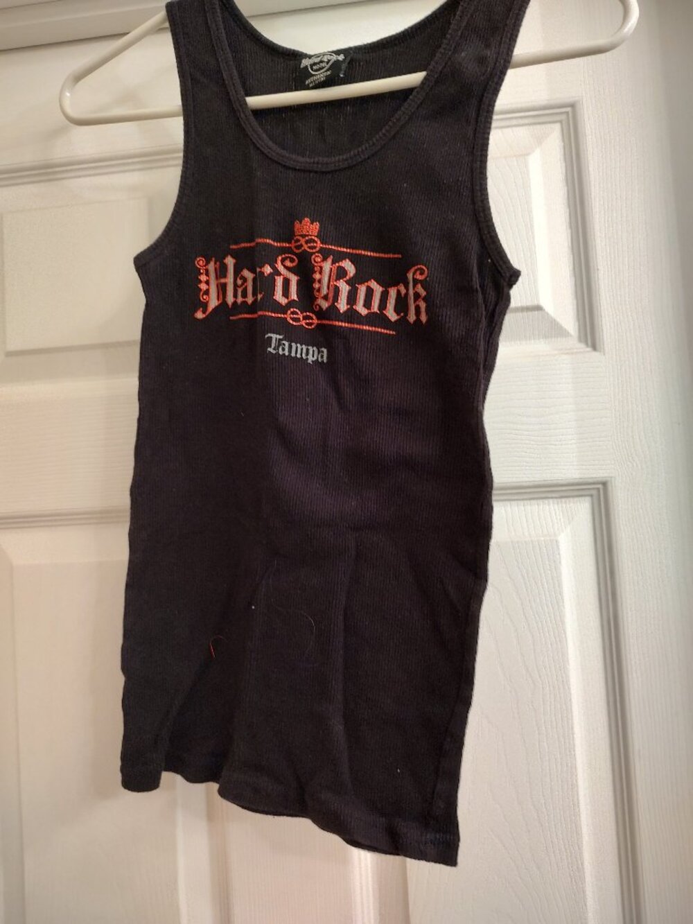 HARD ROCK TAMPA CASINO SLEEVLESS T SHIRT S PETITE